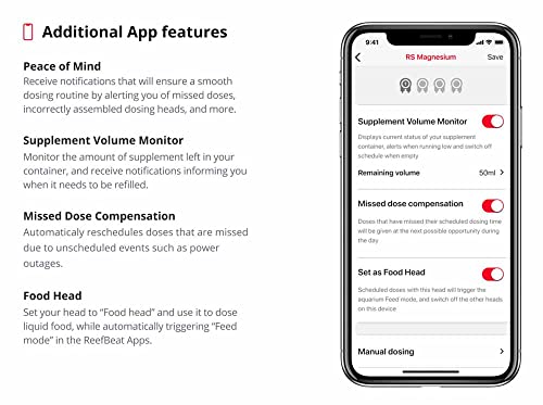 Red Sea ReefDose 2 Head WIRELESS Dosing Pump and Deluxe 4-Color Tube Kit (Blue/Green) Plus American Top Aquatic Syringe