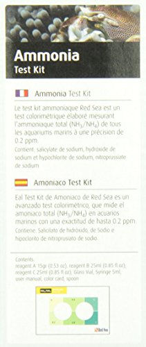 Red Sea Mcp Ammonia Test Kit - Nh3 Nh4 Marine Test Kit - 100 Tests Free Shipping