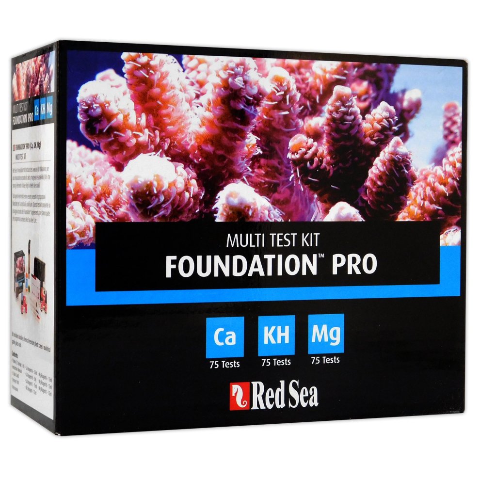 Red Sea - Foundation Pro Multi Test Kit - Ca Kh Mg