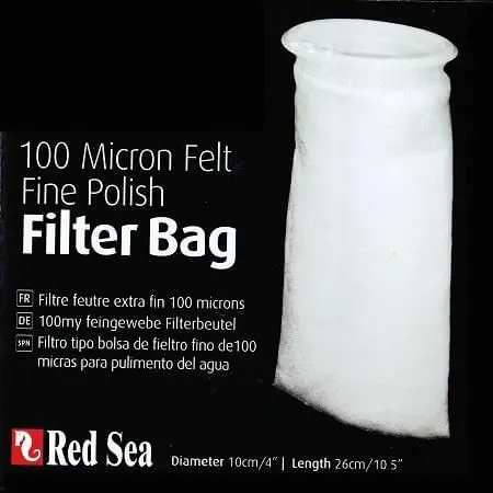 Red Sea - 100 Micron Felt Fine Polish Filter Bag - 4 Inch