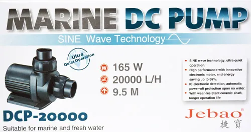 Jebao / Jecod - DCP 20000 - Sine Wave Water Return Pump