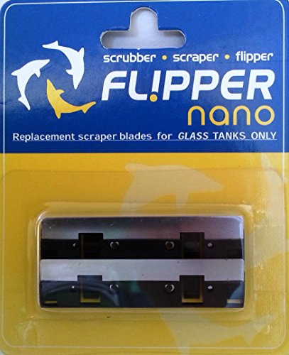 FL!PPER (Flipper) - Nano Stainless Steel Replacement Scraper Blade 2pk 2pcs