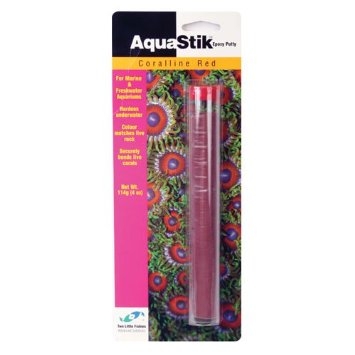 Two Little Fishies - AquaStik Epoxy Putty Coralline Red