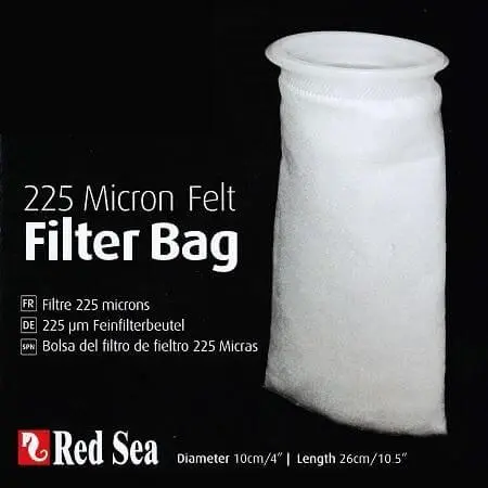 Red Sea - 225 Micron Felt Filter Bags - 4 Inch