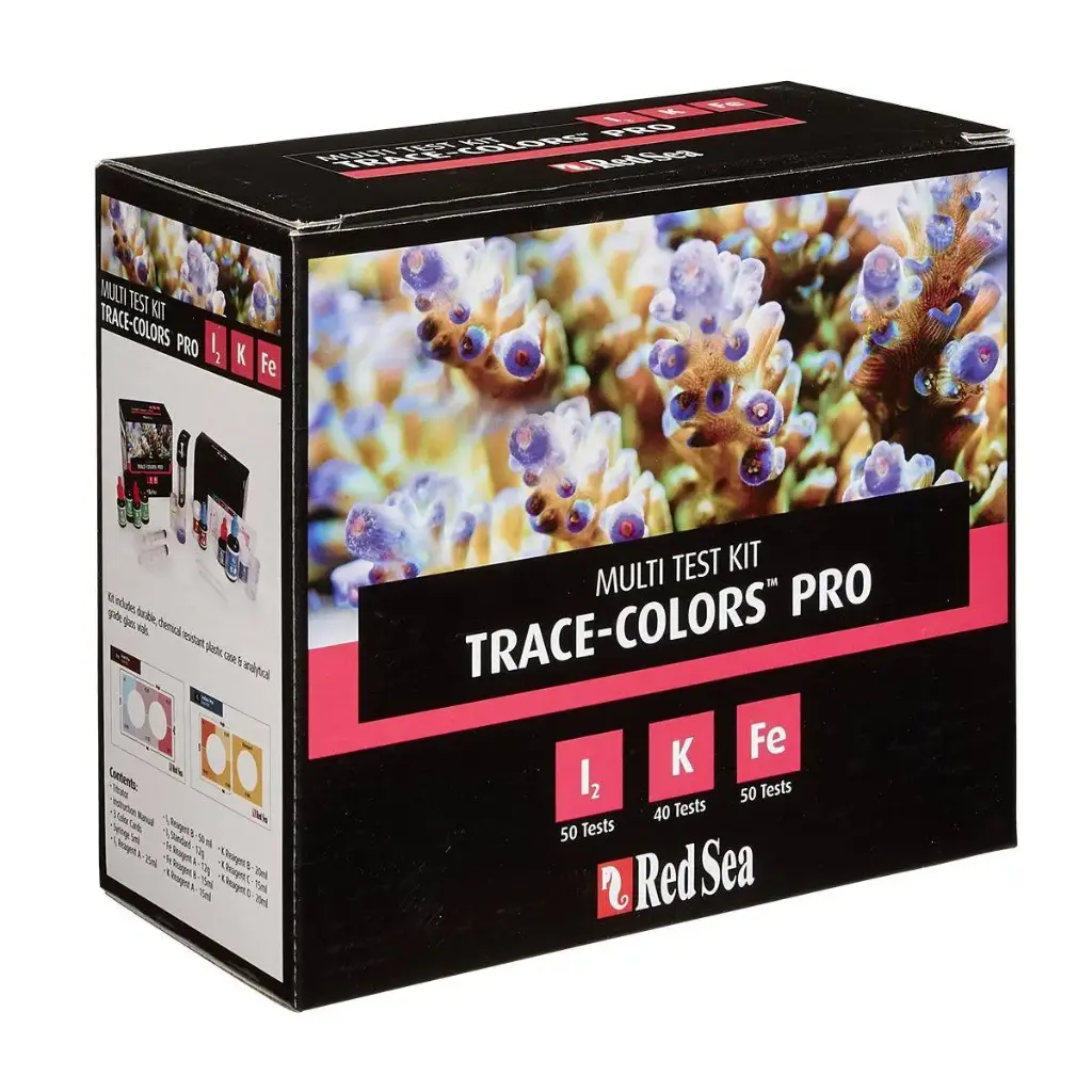Red Sea - Trace Colors Pro - Multi Test Kit - I2 K Fe