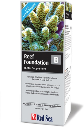 Red Sea - Foundation B - KH / Alkalinity - 500ml OLD